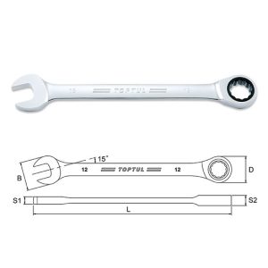 Ratchet Combination Wrench